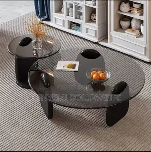 2 in 1 Glass Center Table