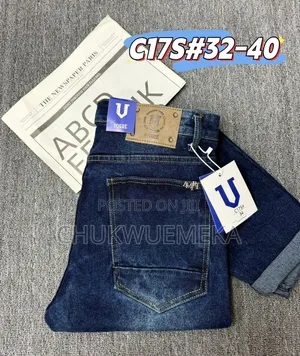 Normal Leg High Quality Jeans of Different Colors Blue,black ,Etc.