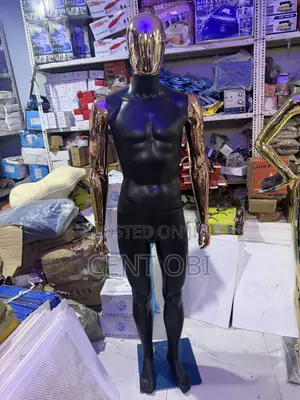 Black Nd Rose Gold Male Mannequin