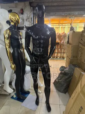 Black Male Fiber Mannequin
