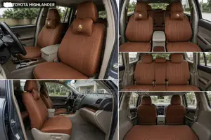 Brown Color Seat Cover for Toyota Highlander