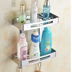 Quality Stainless Soap Rack, 2 Tiers Rack
