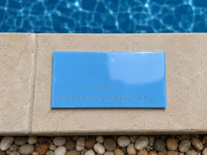 Premium Sky Blue Ceramic Pool Tiles