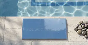 4x8 Glossy Blue Swimming Pool Tile