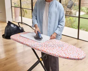 Foldable Adjustable Ironing Board With Heat-Resistant Cover