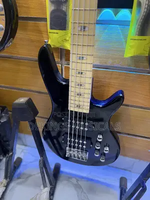 Ibanez Black Bass Guitar 5 Strings - Active Bass Guitar