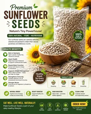 Peeled and Clean Sunflower Seeds (1000g) Bag