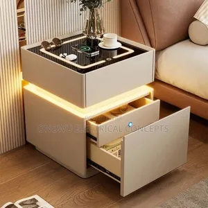 Modern Simple Wireless Charging Italian Suspension Smart Bedside Table