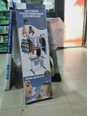Foreign-Type High-Grade Steel Pole Foldable Clothes Drying Rack