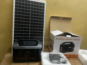 Portable Power Station With Solar Panel