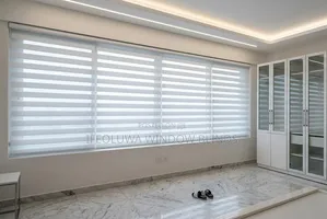 Shining White Day and Night Window Blinds