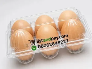 By 6 Transparent Egg Crate