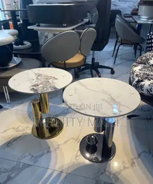 Ball Marble Side Stool.