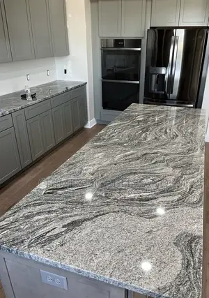 Modern Kitchen Marble Countertop Installation