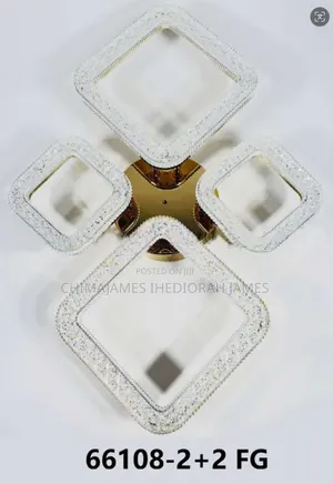 43CM Nordic LED Ceiling Lamp Square Aluminium Balck White Home Decor
