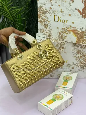 Fully Boxed Dior Bag and Free Fan Combo