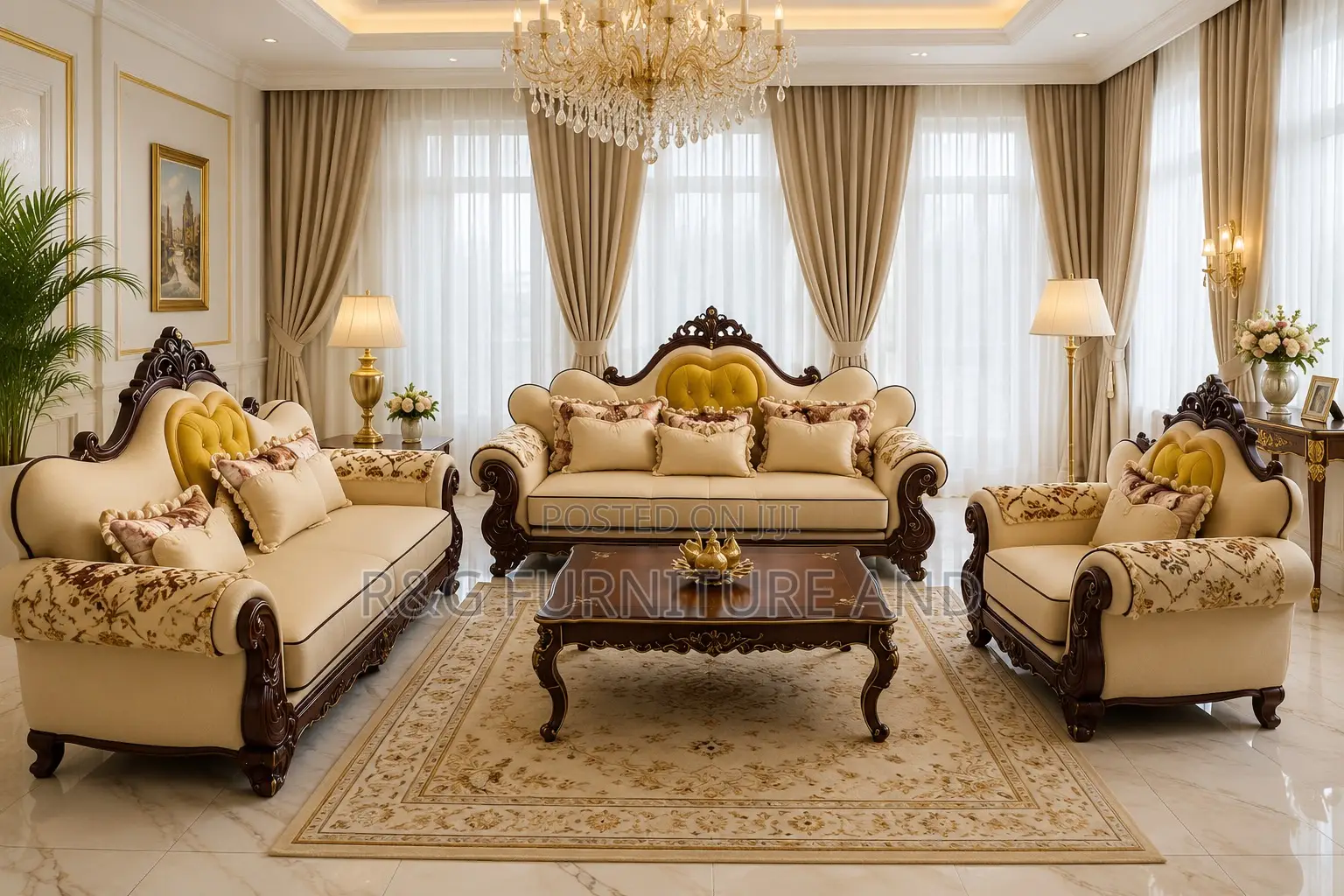 Fabric Royal Sofa