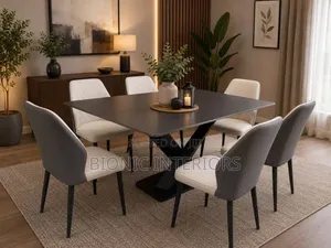 Set of Dining Table,6 Seaters Marble Top