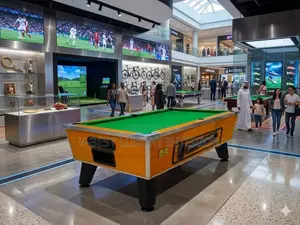 7ft Marble Snooker Table – Professional Game Room Edition