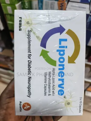 Liponerve- Supplement for Diabetic Neuropathy -30caps