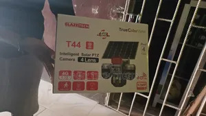 4g V380 4lens PTZ Solar Camera