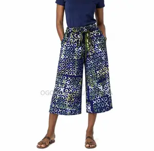 Three Quarter Palazo Pant
