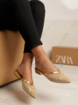 Zara Half Shoe Slippers