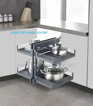 Built-in Full Glass Magic Corner