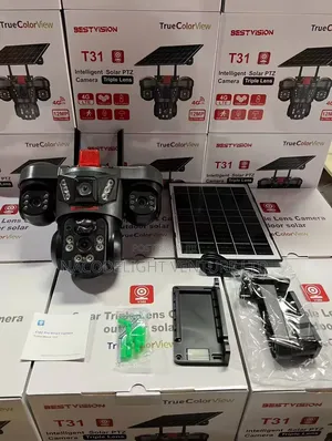 T31 4g Solar Camera With Voice Alarm