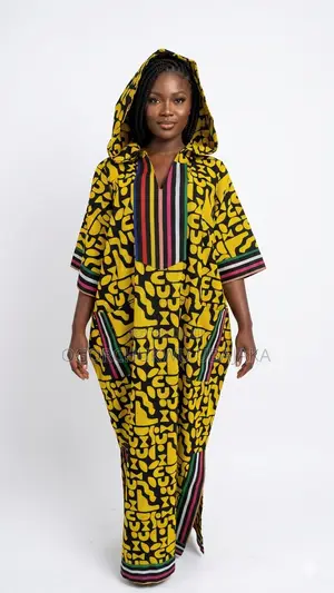 Kaftan Hoodie With Asoke Design