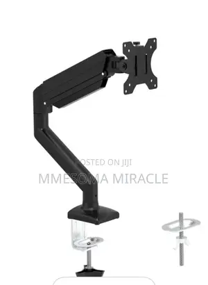 Single Gas Spring Monitor Arm