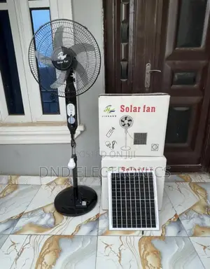 JIUHANG Solar Standing Fan AC/Dc