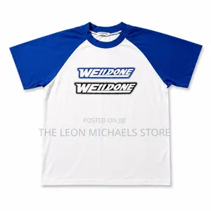 WE11DONE Blue White Raglan T-Shirt – Premium Quality