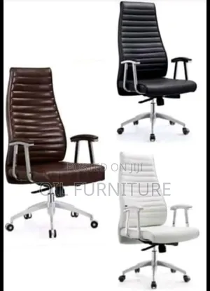 ​Luxury High-Back Executive Office Chair (White, Black Brown Avail)