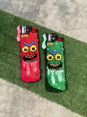 Custom Handmade Tufted Character Lighter Rug