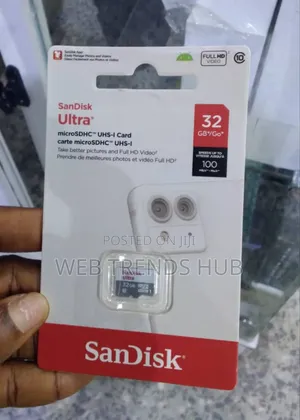 Original 32gb Sandisk Class 10 Microsd Card - High Speed Memory Card