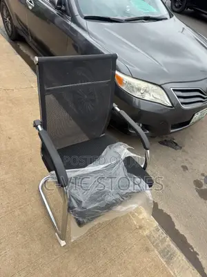 Executive Visitor Office Chair | Mesh Conference Chair | Black
