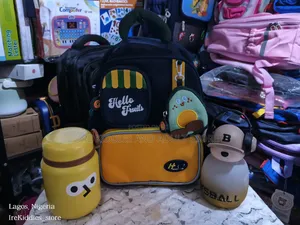 Toddlers Bag, Water Bottle and Food Flask Set