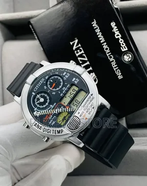 Citizen Digital and Analog Chronograph Water-Resistant Watch