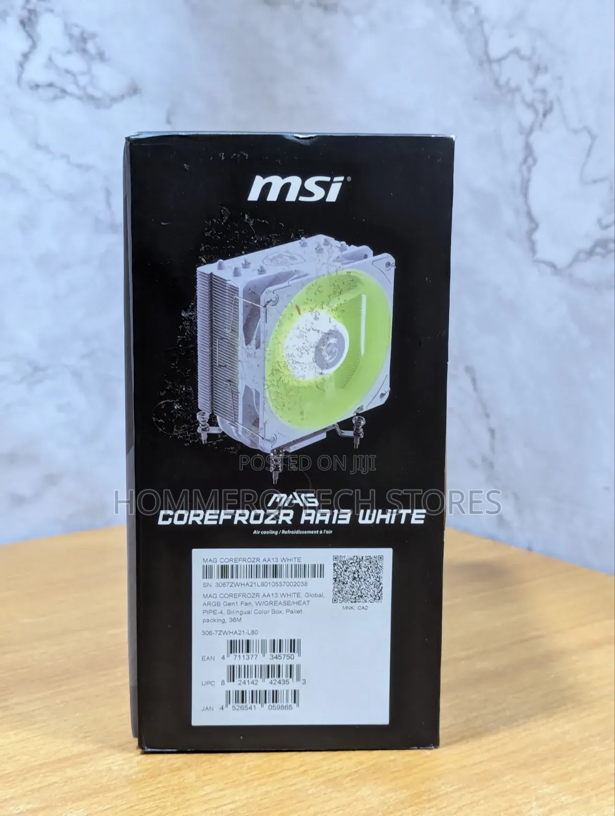 Msi Aa13 White Cpu Cooling Fan