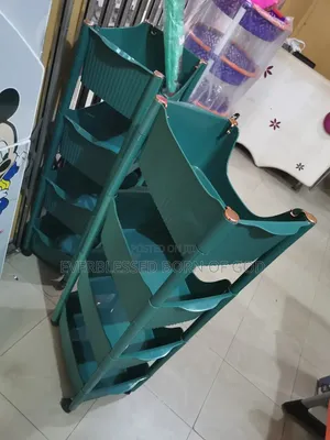 Heavy Duty 4- Layer Rolling Kitchen and Bathroom Trolley Cart