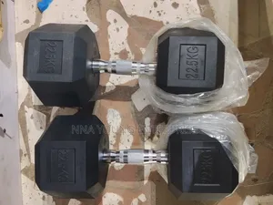 22.5kg + 22.5kg=45kg Hexagon Dumbbell