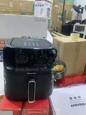 Mega Size Hisense 8L Air Fryer HO8AFBK1S1 for Daily Cooking