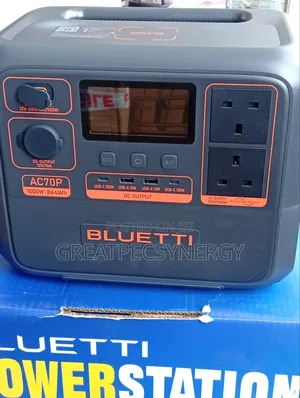 Bluetti Ac70P 1000w/864Wh Portable Power Station