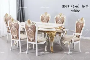 High Quality,imported Royal Dining Set With 6 Chairs Available