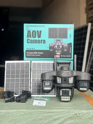 4-Lens AOV Solar Speed Dome PTZ Camera