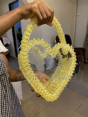 Heart Shaped Bead Bag