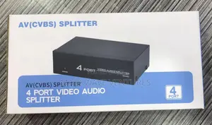 4ports Av Audio/Video Splitter