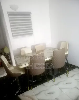 Marble Dining Table Chair Set
