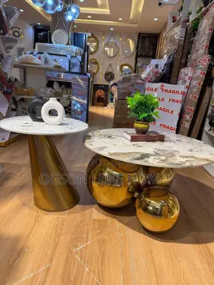 2in1 Center Table in Marble Top